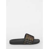 Slapi Slider Check Sandals Barbati