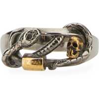 Inele Snake Skull Ring Barbati