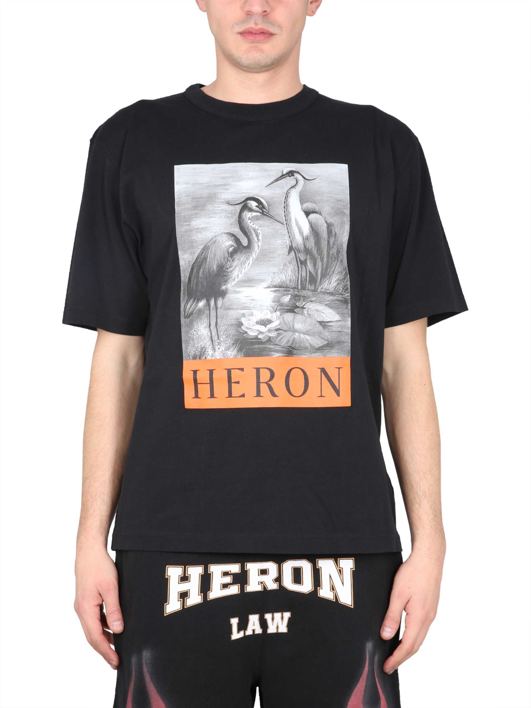 Heron Preston Crewneck T-Shirt BLACK