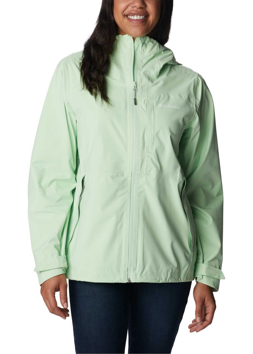 Columbia Ampli-Dry Waterproof Shell Jacket Green