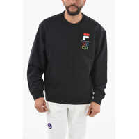Bluze de trening Fusion Crew Neck Quilted Sweatshirt With Logo Barbati