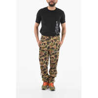 Pantaloni de trening pentru Barbati - Pantaloni de trening Palm Angels Zipped Ankle Military Camouflage Joggers Military Green Barbati (BM 9623978) - B-mall.ro