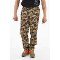 Pantaloni de trening Zipped Ankle Military Camouflage Joggers Barbati