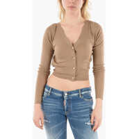 Cardigane Miu Miu Open Back Croppped Cardigan