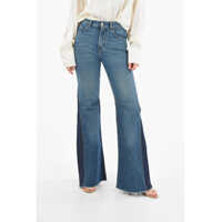 Blugi drepti Raw Cut Bottom Flared Fit Jeans 34Cm Femei