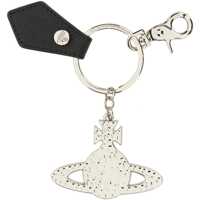Brelocuri Saffiano Hammered Orb Keychain Femei