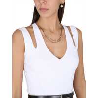 Bluze Dama - Bluze Alexander McQueen Top With Carvings WHITE Femei (BM 9626456) - B-mall.ro