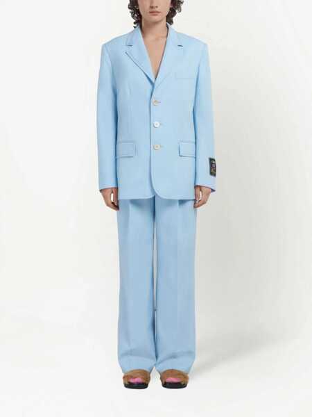 Pantaloni casual Marni Palazzo Pants AZURE Femei (BM 9626474) 2