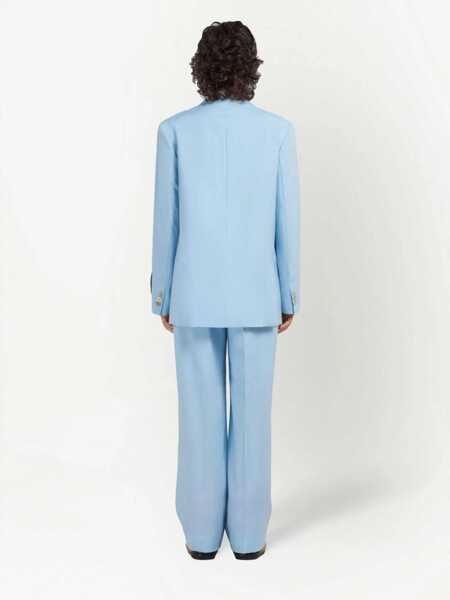 Pantaloni casual Marni Palazzo Pants AZURE Femei (BM 9626474) 4