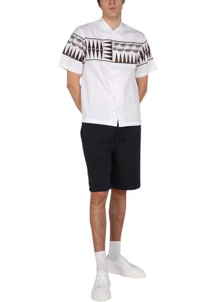 Pantaloni scurti UNIVERSAL WORKS Fleece Bermuda BLUE Barbati (BM 9627023) 2