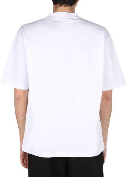 Tricouri PHARMACY INDUSTRY Logo Print T-Shirt WHITE Barbati (BM 9627065) 3