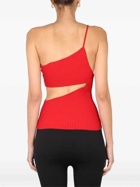 Bluze ANDREADAMO One-Piece Top RED Femei (BM 9627317) 3