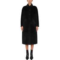 Trenciuri Oversized Coat With Logo Femei