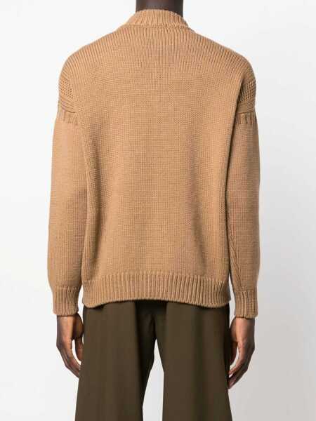 Pulovere casual TEN C Turtleneck Shirt BEIGE Barbati (BM 9627362) 4