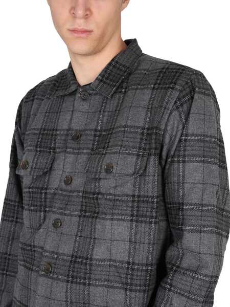 Camasi casual UNIVERSAL WORKS Regular Fit Shirt GREY Barbati (BM 9627443) 4