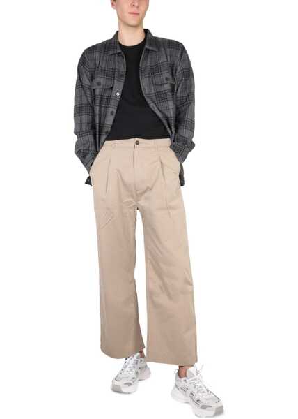 Tricouri UNIVERSAL WORKS Crewneck T-Shirt BLACK Barbati (BM 9627446) 2