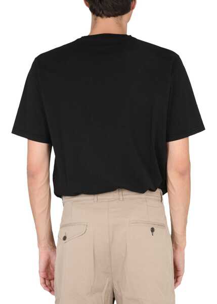 Tricouri UNIVERSAL WORKS Crewneck T-Shirt BLACK Barbati (BM 9627446) 3