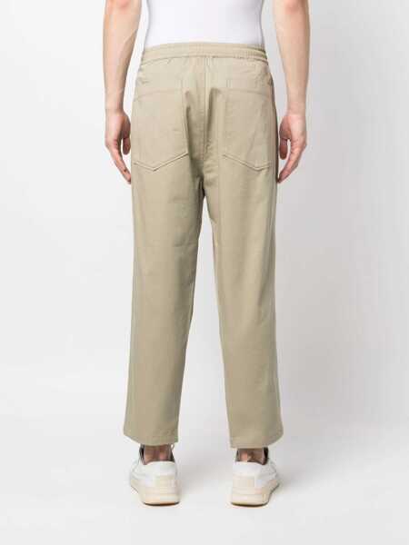 Pantaloni casual UNIVERSAL WORKS Cropped Fit Pants BEIGE Barbati (BM 9627461) 4