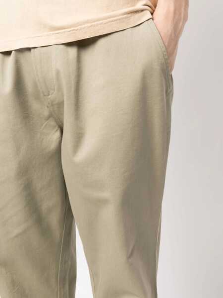 Pantaloni casual UNIVERSAL WORKS Cropped Fit Pants BEIGE Barbati (BM 9627461) 5