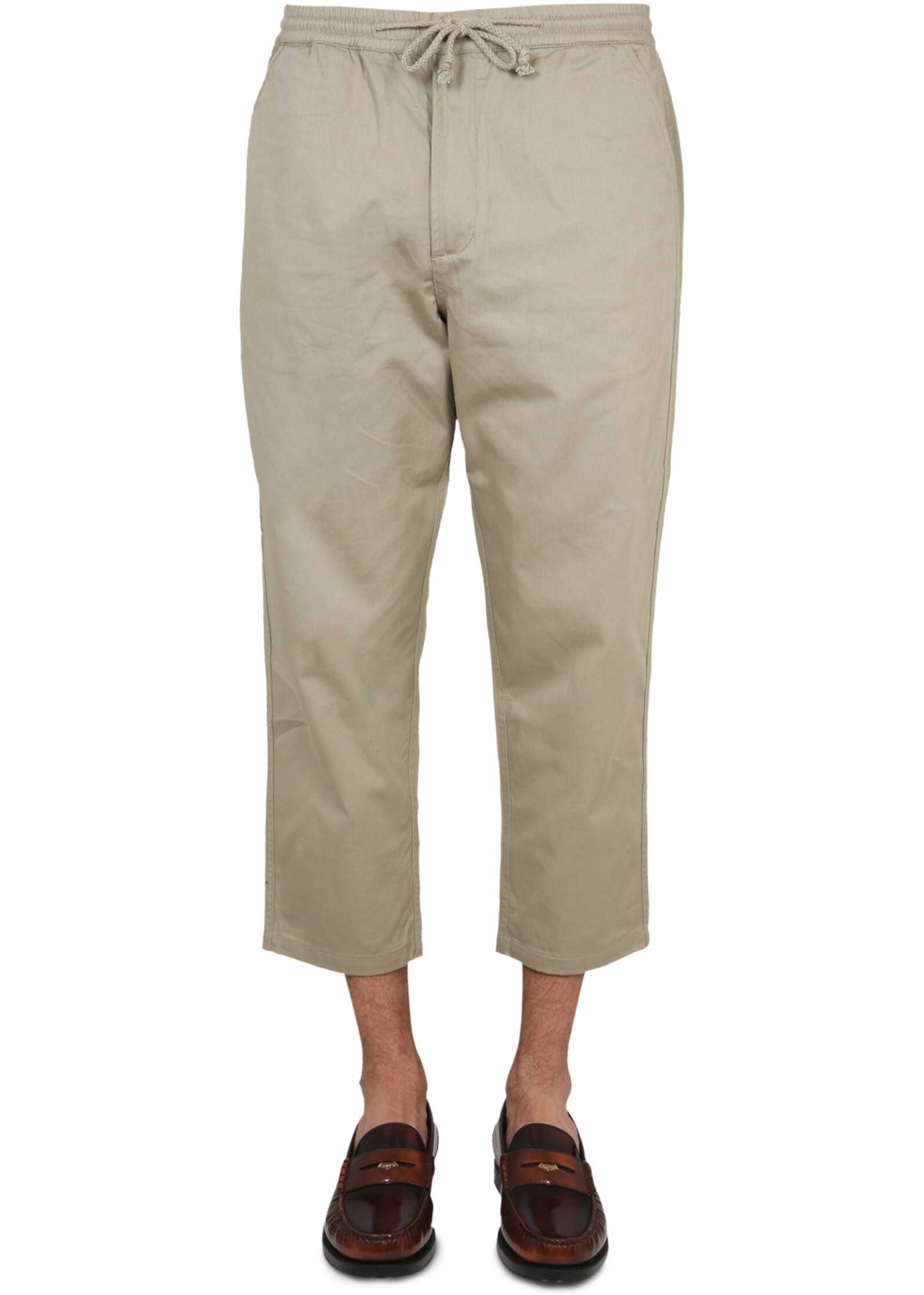 UNIVERSAL WORKS Cropped Fit Pants BEIGE