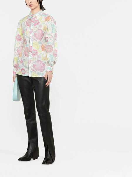 Bluze MARINE SERRE Floral Print Shirt MULTICOLOUR Femei (BM 9627659) 2