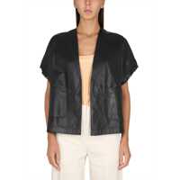 Veste casual Leather Vest Femei