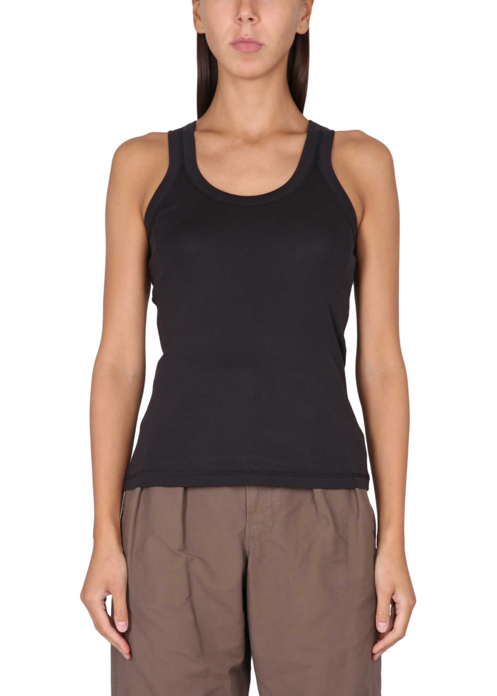 LEMAIRE Target Tops. BLACK