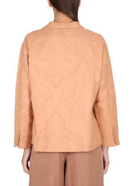 Sacouri office ALYSI Jacket Ajoure BROWN Femei (BM 9627923) 3