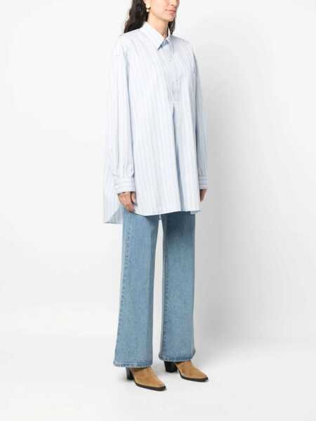 Bluze OUR LEGACY Shirt With Stripe Pattern WHITE Femei (BM 9627932) 3