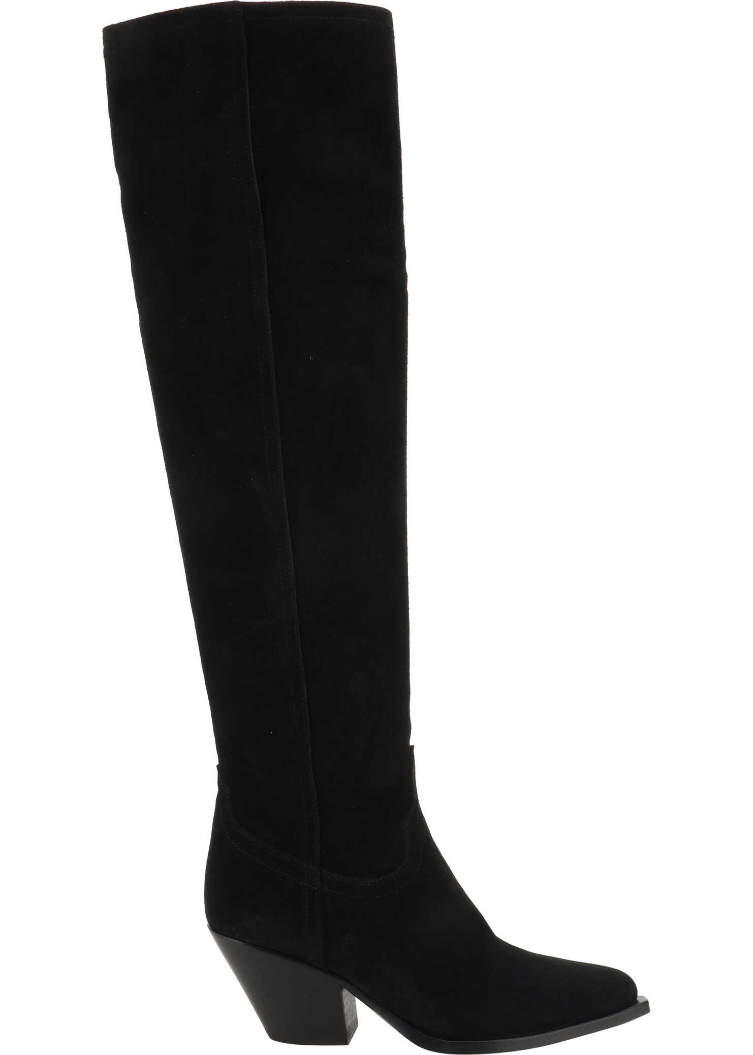 SONORA Heeled Acapulco Boots BLACK