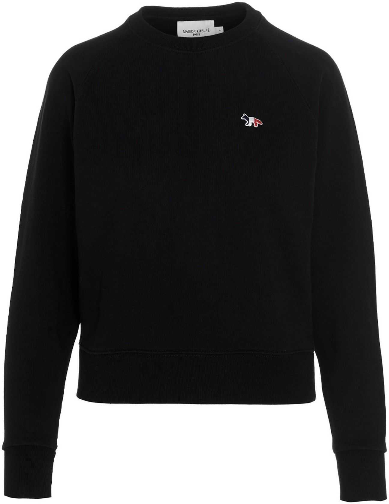 MAISON KITSUNÉ Cotton Sweatshirt BLACK