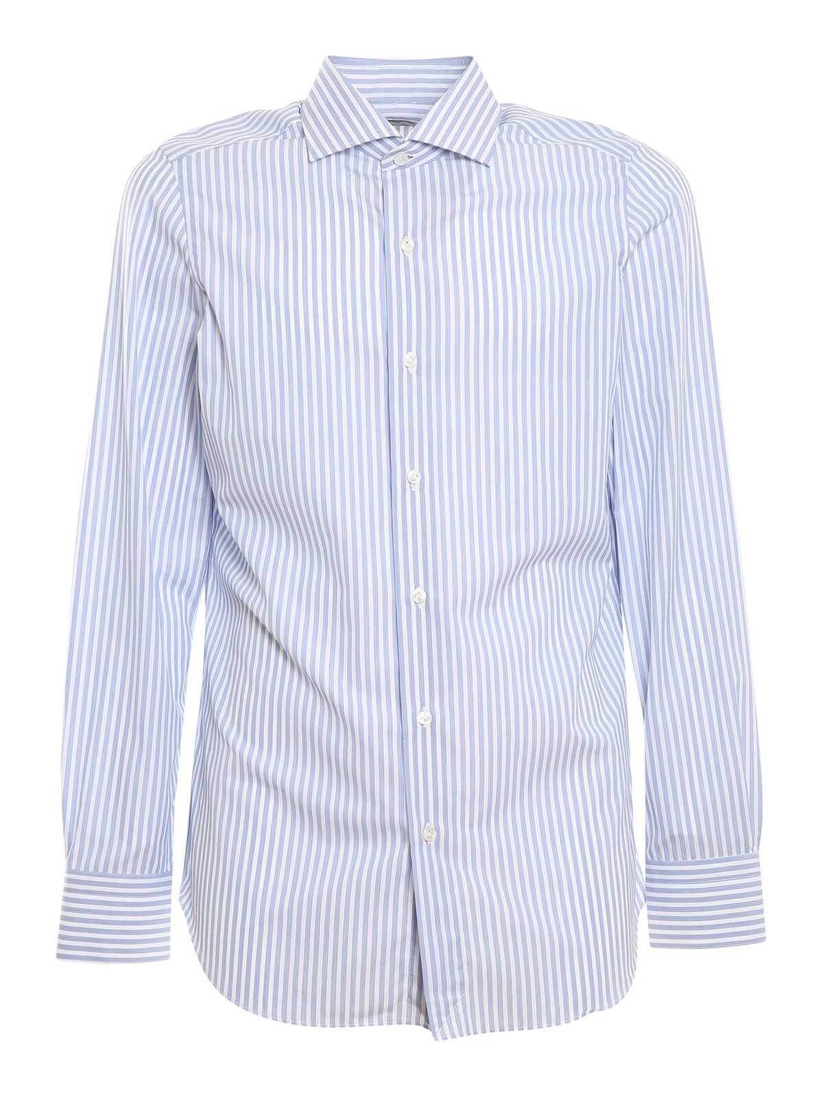 FINAMORE Finamore Shirt A1015.MILANO 2 STRIPES Stripes