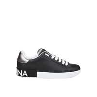 Sneakers Dolce & gabbana portofino sneakers in black nappa calfskin Barbati
