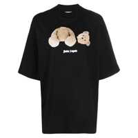 Tricouri Palm Angels T-shirts And Polos Black Femei