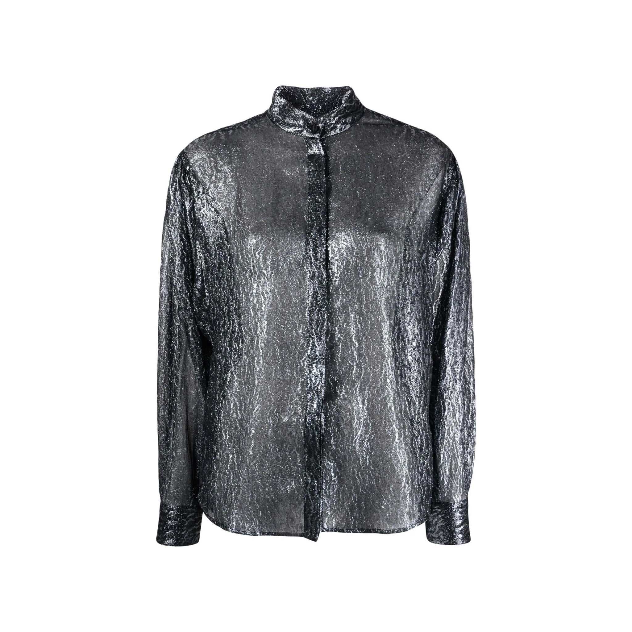 Isabel Marant Cadeno Silk Shirt Black