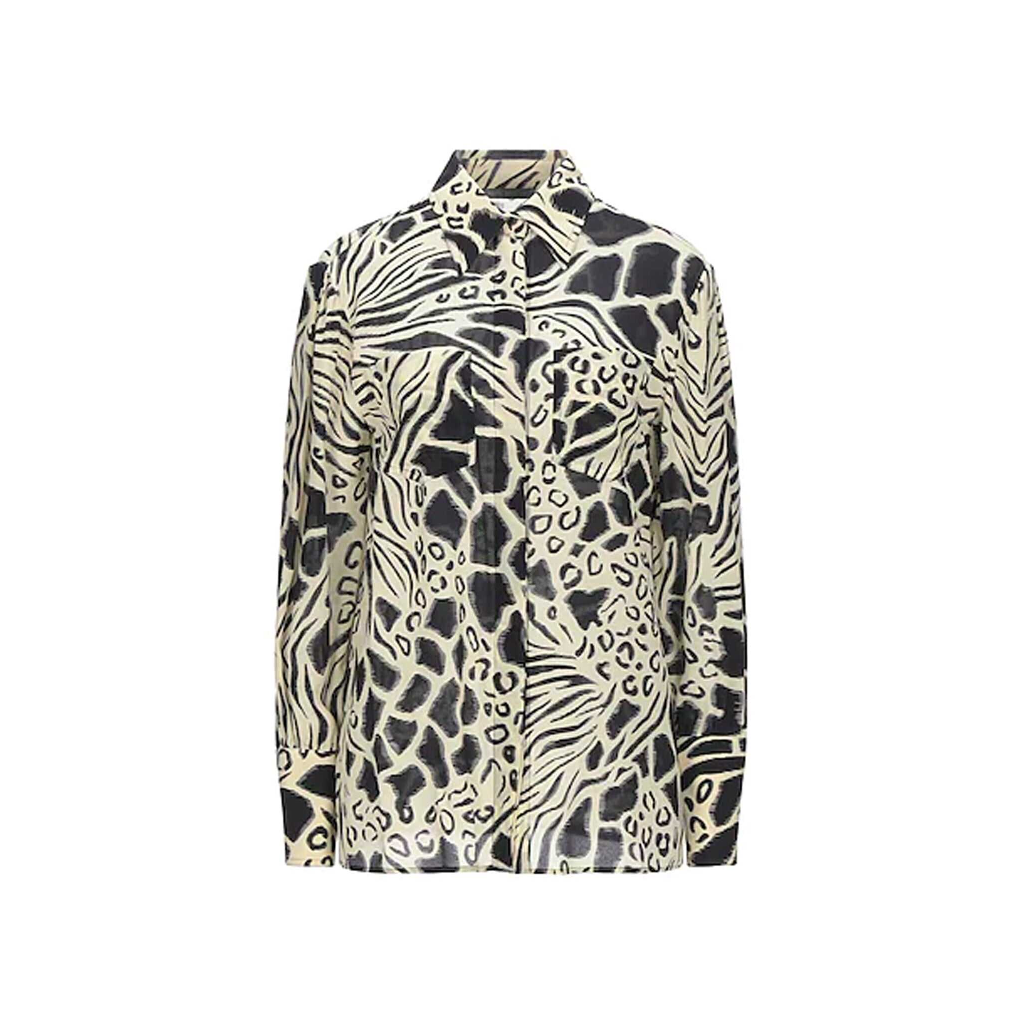 Alberta Ferretti Silk Shirt Black