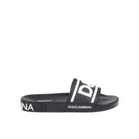 Pantofi slip-on rubber slippers with black logo Barbati