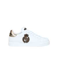 Sneakers Dolce & gabbana portofino sneakers in leather with side crown logo Barbati