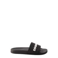 Papuci Flat Shoes Black Barbati