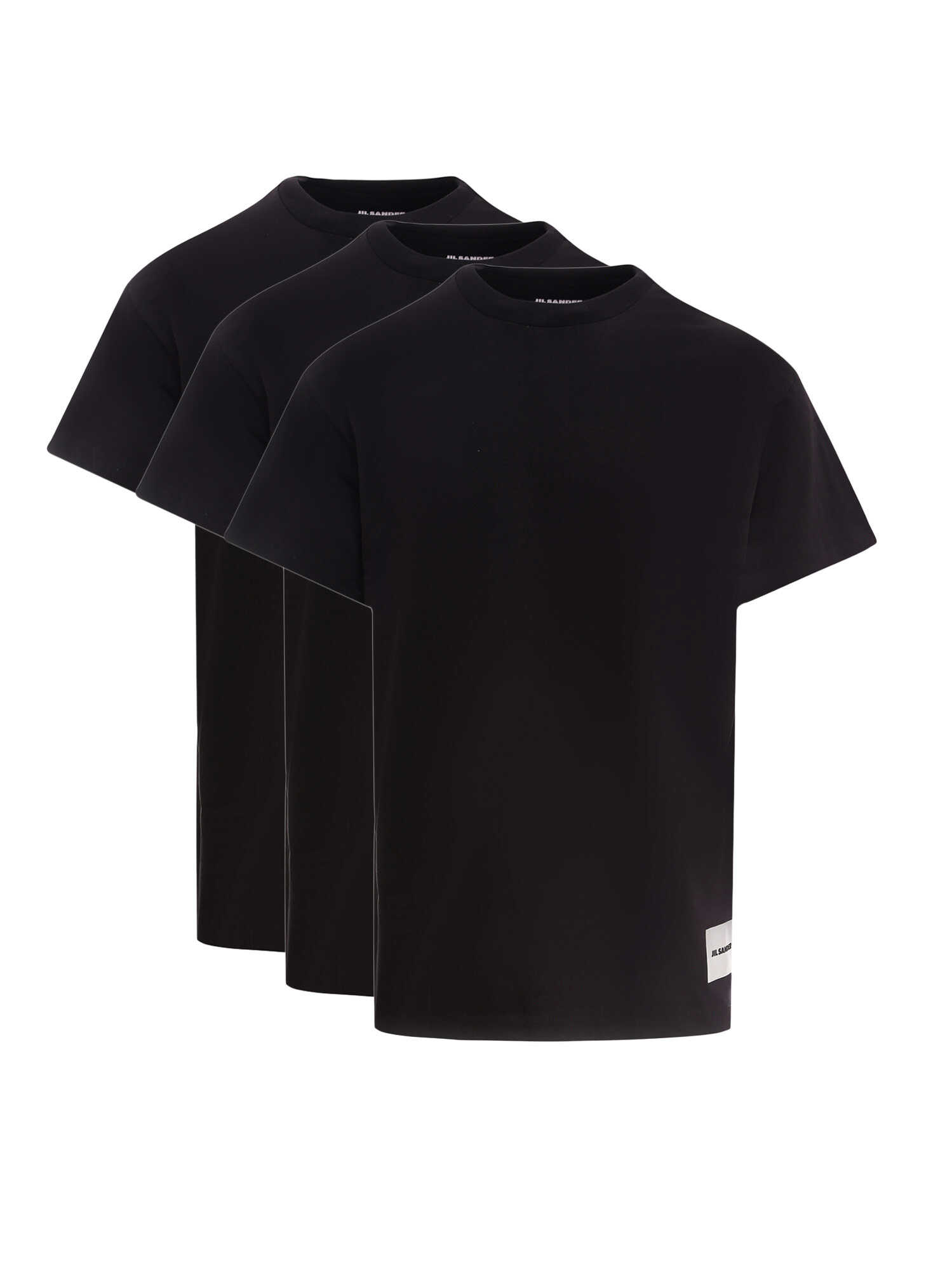Jil Sander T-shirts And Polos Black Black