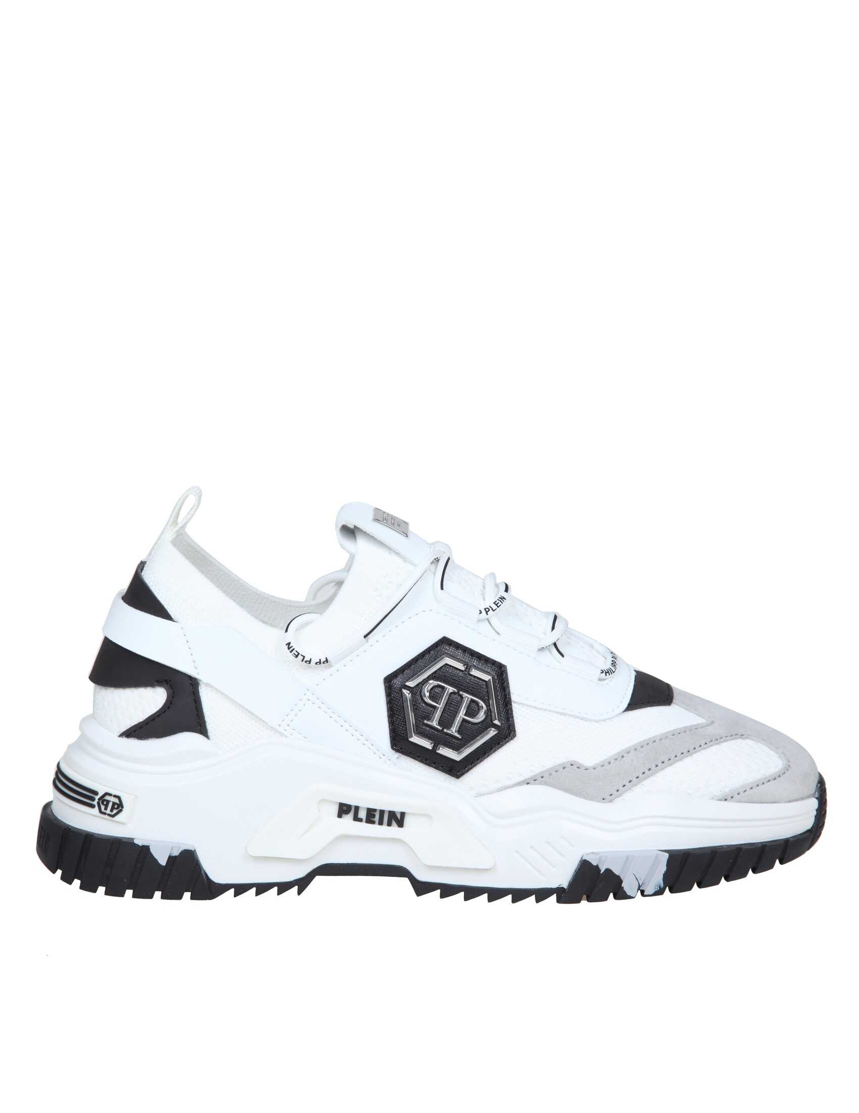 Philipp Plein sneakers trainer predator in fabric and leather White image5