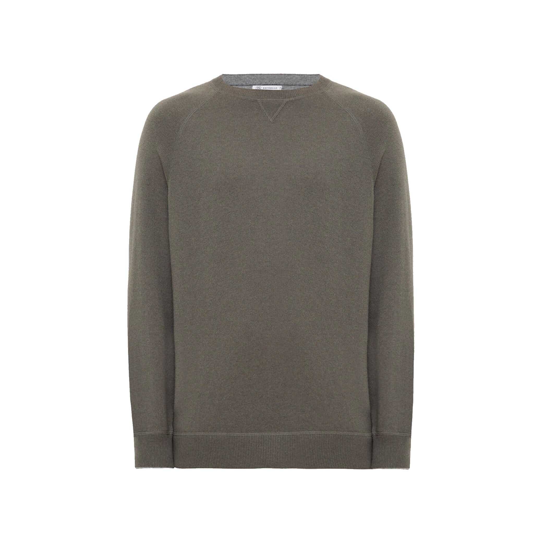 Brunello Cucinelli Cashmere Sweater Grey