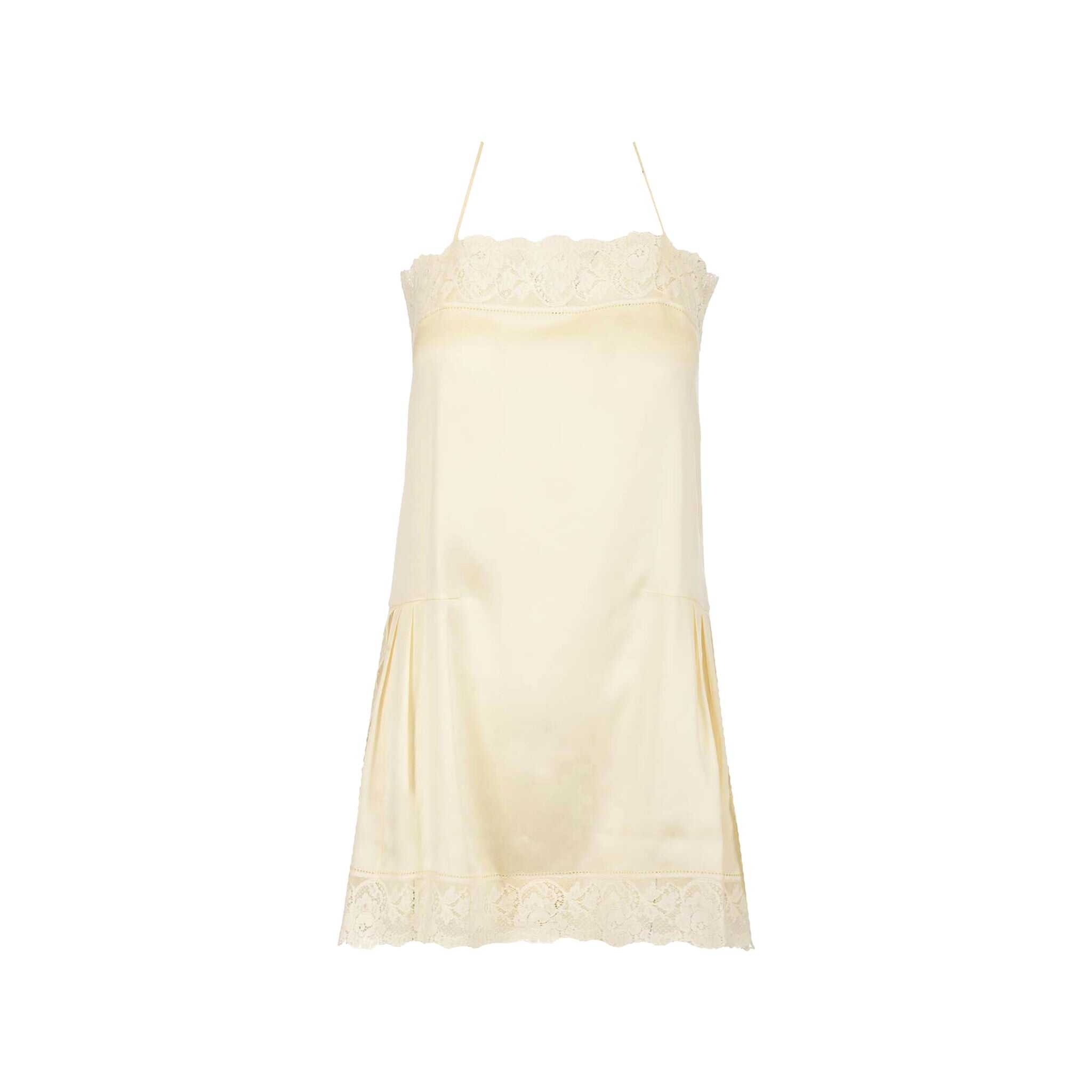 Maison Margiela Silk Dress White