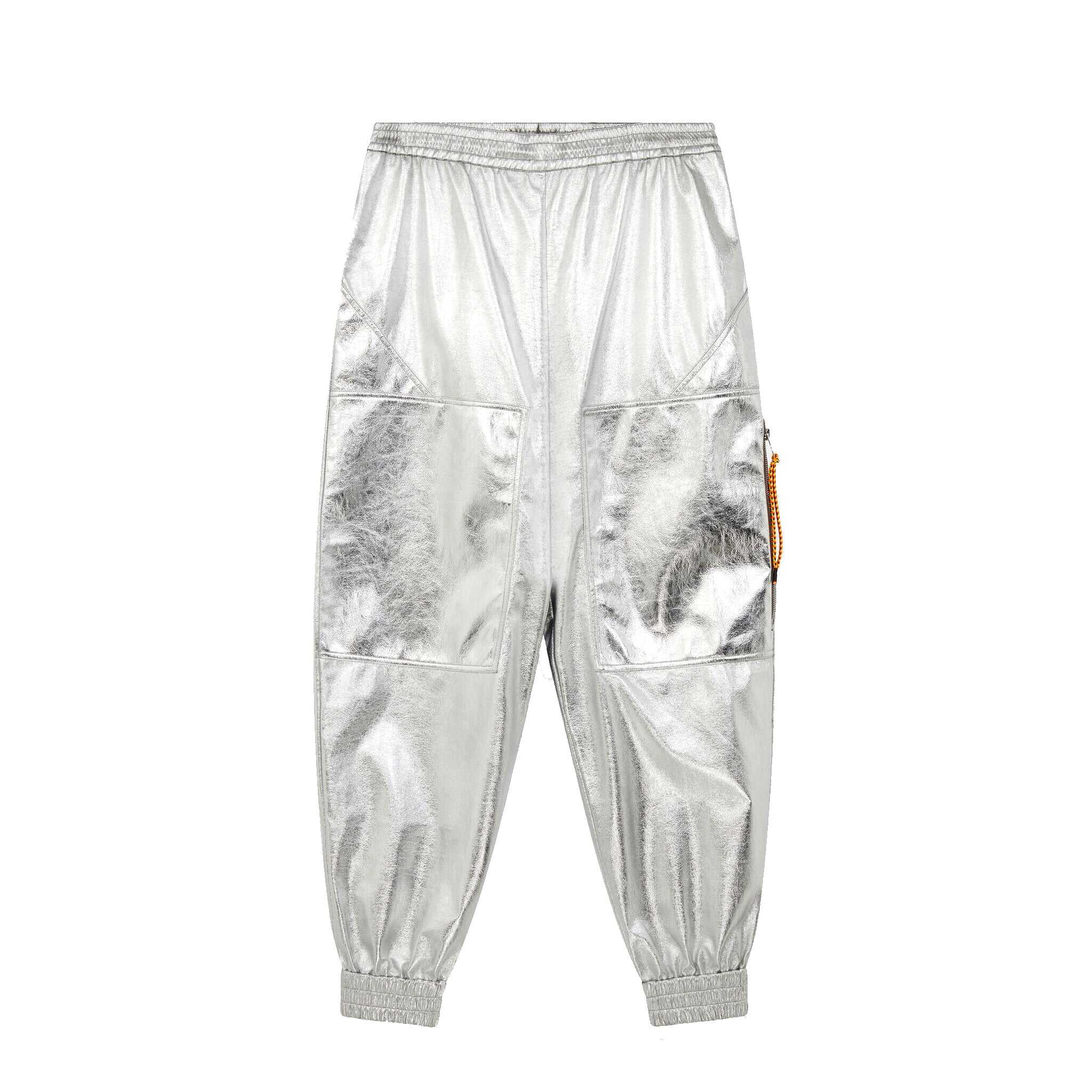 Stella McCartney Silver Coated Trousers Silver