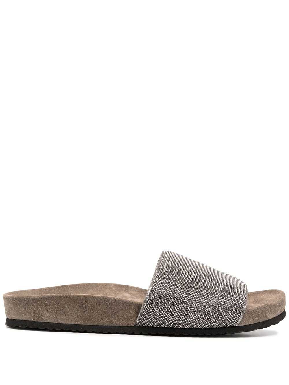 Brunello Cucinelli Sandals Grey Grey