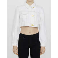 Bomber jacket Denim cropped jacket Femei
