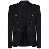 Sacouri casual Balmain Jackets Black Barbati