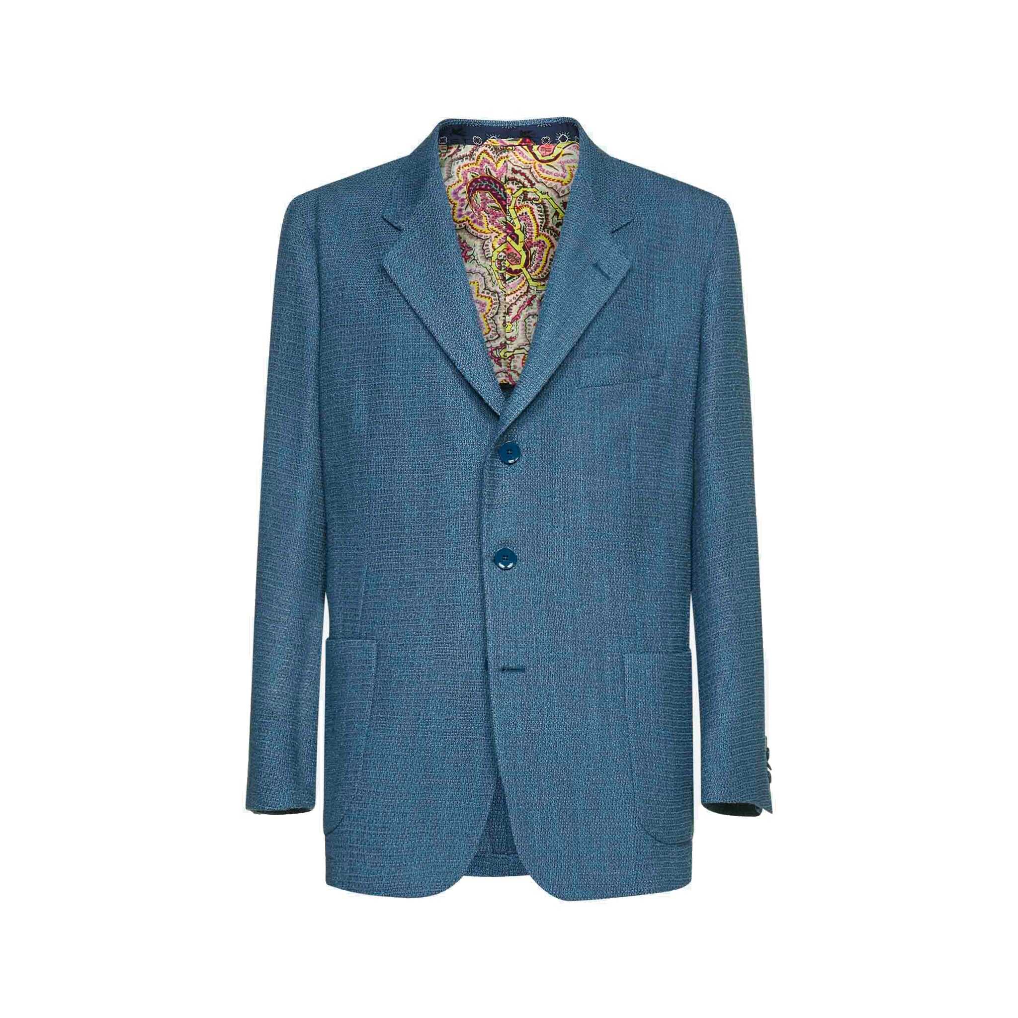 ETRO Blazer Jacket Blue