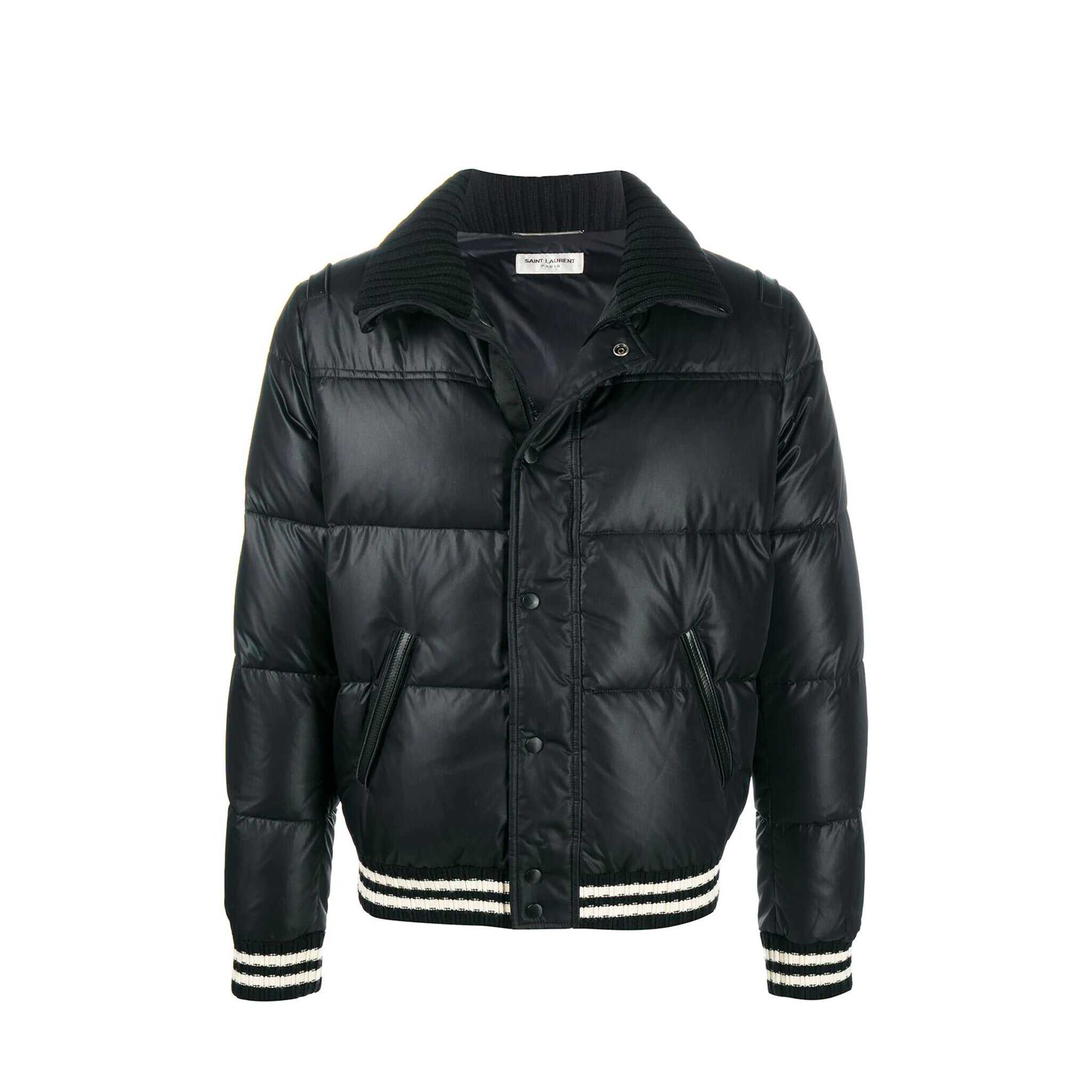 Saint Laurent Padded Jacket Black