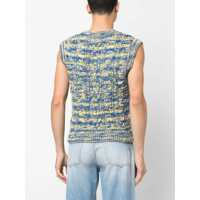 Veste pentru Barbati - Veste costum ANDERSSON BELL Cable-Knit Vest BLUE Barbati (BM 9683291) - B-mall.ro